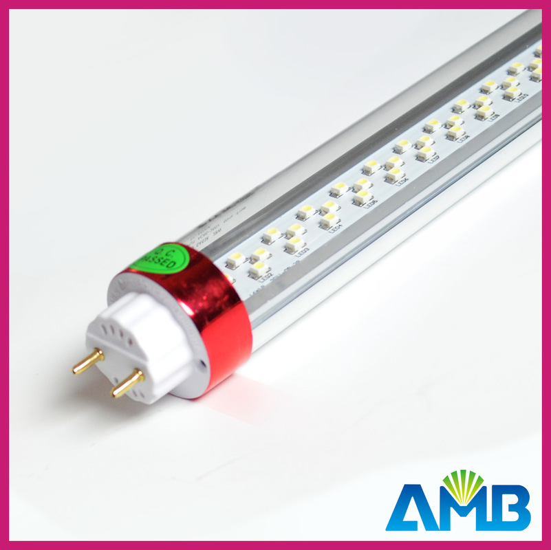 12W 3200K / 6500K White 3528 SMD Led T8 Fluorescent Tube Lights